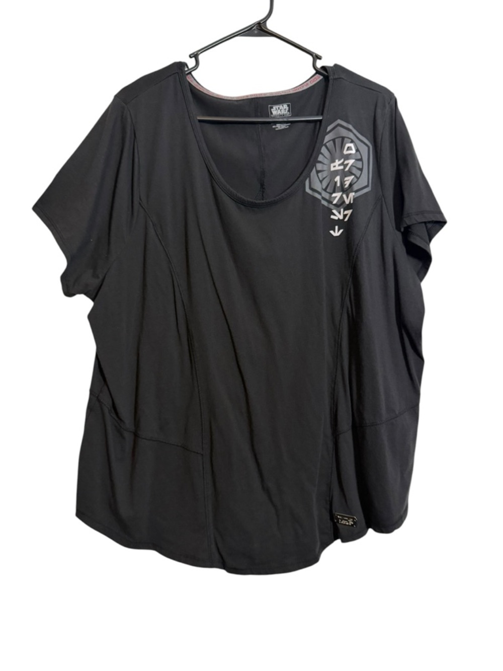 Star Wars Black First Order Short Sleeve Flowy Tunic sz 3X